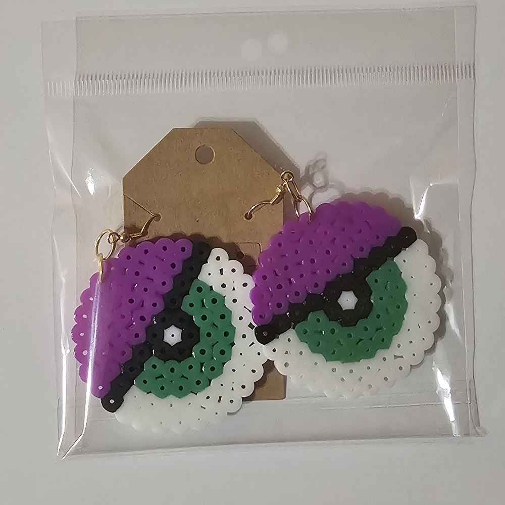 Custom Perler Earrings By Michikokoko